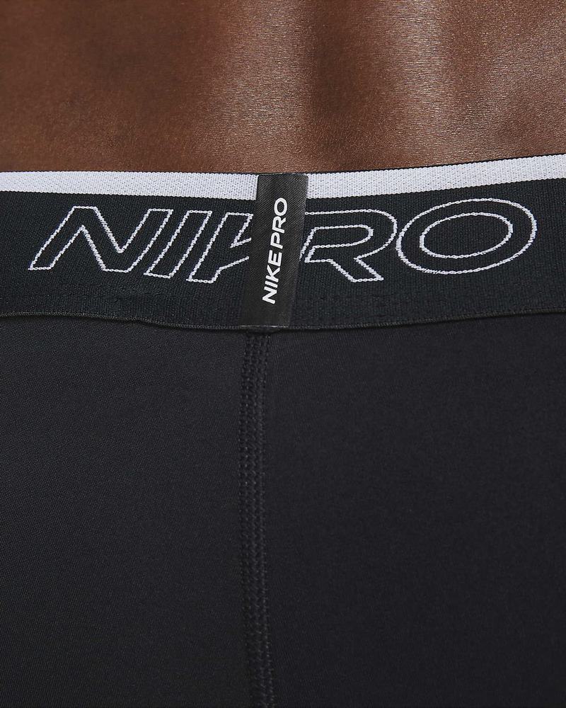 Black White Nike Pro Dri-FIT Running Tights | TULXO6472