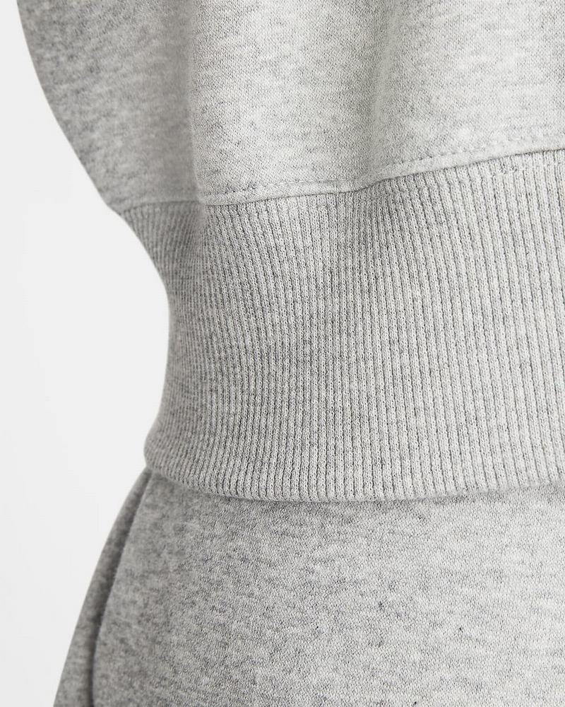 Dark Grey Nike Phoenix Fleece Sweatshirts | CXLTK2503