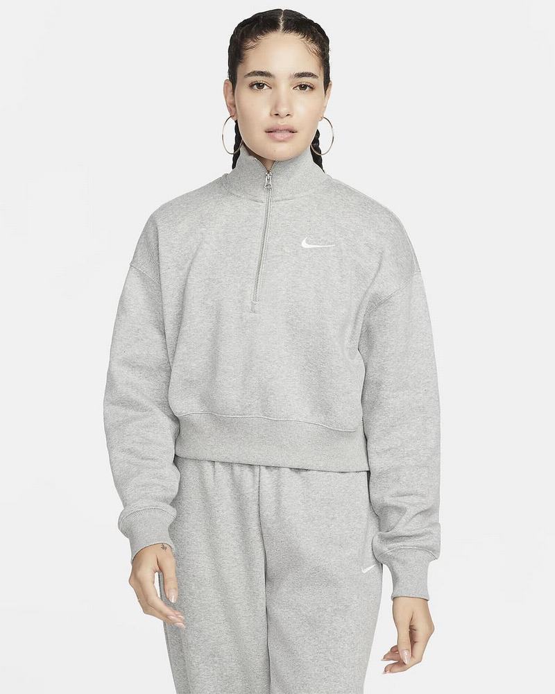 Dark Grey Nike Phoenix Fleece Sweatshirts | CXLTK2503