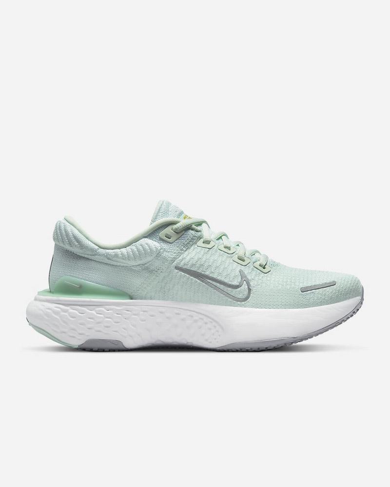 Green Metal Silver Mint White Nike ZoomX Invincible Run Flyknit 2 Running Shoes | TCYUW7841