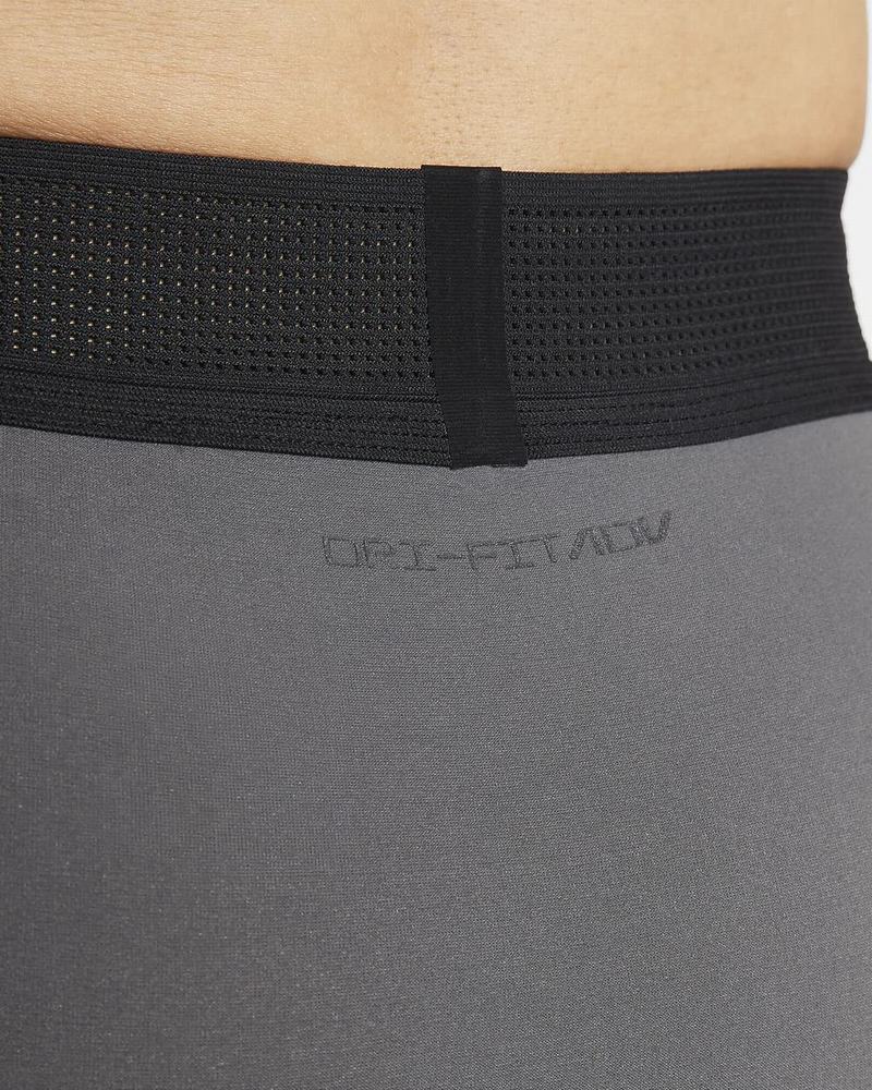 Grey Black Nike Dri-FIT ADV A.P.S. Running Tights | HWVST1398