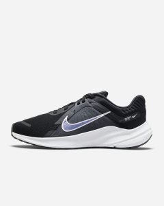 Black Grey Dark Grey White Nike Quest 5 Premium Running Shoes | NQTEG3467