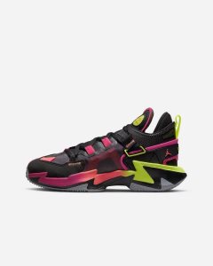 Black Grey Light Mango Nike Jordan Why Not .5 Basketball Shoes | GOVPL7592