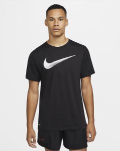 Black Nike Dri-FIT T Shirts | WSLQJ4908
