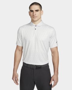 Black Nike Dri-FIT Vapor Polo Shirts | NQHYJ4586