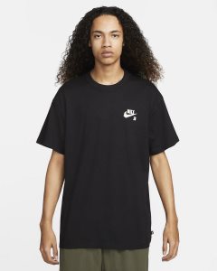 Black Nike SB T Shirts | LYAXM4609