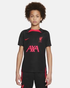 Black Red Nike Liverpool FC Strike Tops | VJKQL1728