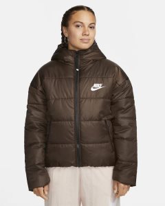 Brown Black White Nike Therma-FIT Repel Jackets | QKODT0318