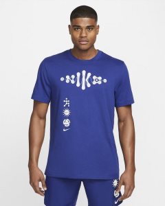 Deep Royal Blue Nike Dri-FIT Wild Run T Shirts | CUMXF5893