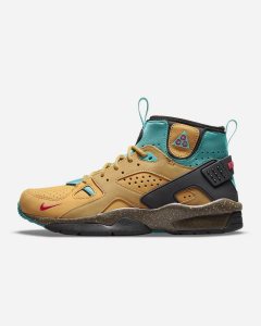 Gold Turquoise Red Nike ACG Air Mowabb Baseball Shoes | FMJGH5762
