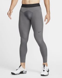 Grey Black Nike Dri-FIT ADV A.P.S. Running Tights | HWVST1398