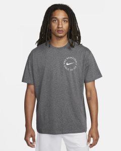 Grey Nike T Shirts | WRJFC8052