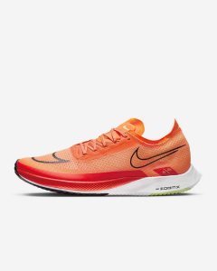 Orange Light Red Black Nike ZoomX Streakfly Racing Shoes | ZXYAH5471