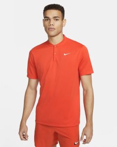 Orange White Nike Dri-FIT Polo Shirts | GQCNK4308