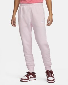Pink White Nike Club Fleece Jogger | GITAQ6547