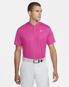 Pink White Nike Dri-FIT Victory Polo Shirts | BUTSH6189