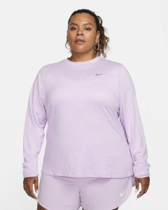 Purple Nike Element Sweatshirts | ODZJH1637