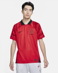 Red Black Nike Korea 2022 Stadium Home Jersey | XSATK5428