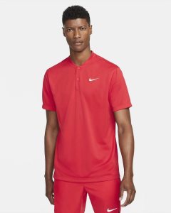 Red White Nike Dri-FIT Polo Shirts | ASFLM6341