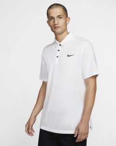 White Black Nike Polo Shirts | XYZDA6281