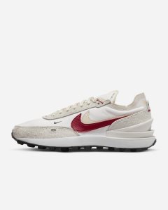 White Black Red Nike Waffle 1 SE Tennis Shoes | OUWMH9560
