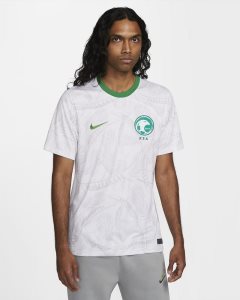 White Green Nike Saudi Arabia 2022/23 Stadium Home Jersey | ELUGY1603