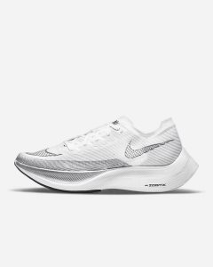 White Metal Silver Black Nike ZoomX Vaporfly Next% 2 Racing Shoes | EDJFM1290