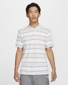 White Nike The Polo Polo Shirts | FGWOR6520
