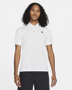 White Nike The Polo Polo Shirts | VJMGP2104