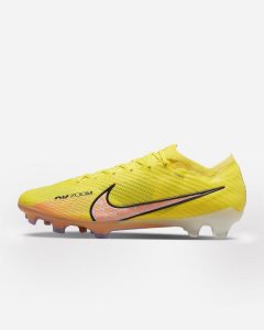 Yellow Nike Zoom Mercurial Vapor 15 Elite FG Soccer Cleats | JDEPK1470
